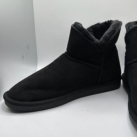 CUSHIONAIRE Cozy Boot 10 BLACK - Picture 7 of 7